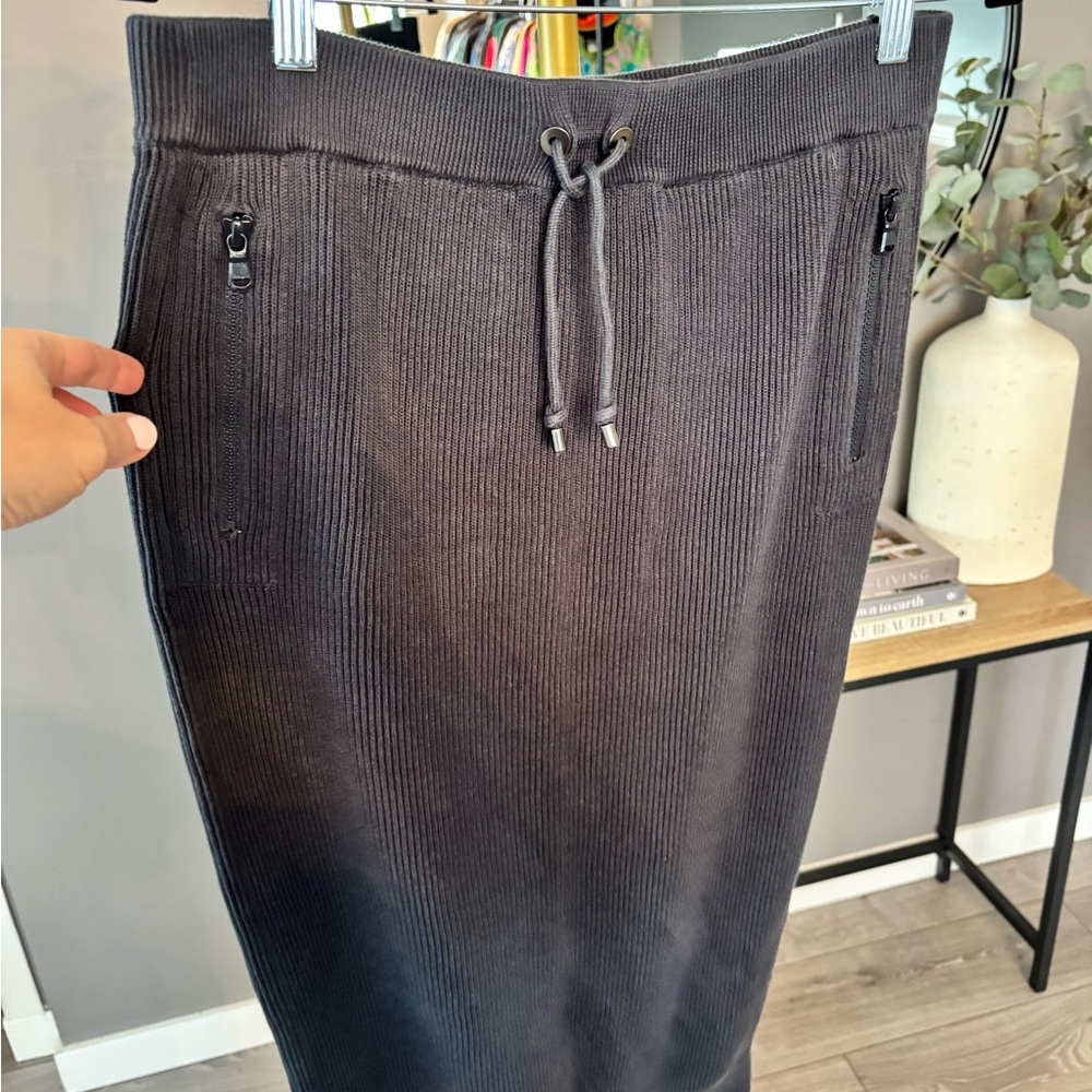 Brunello Cucinelli English Knit Drawstring Midi Skirt - Picture 4 of 10